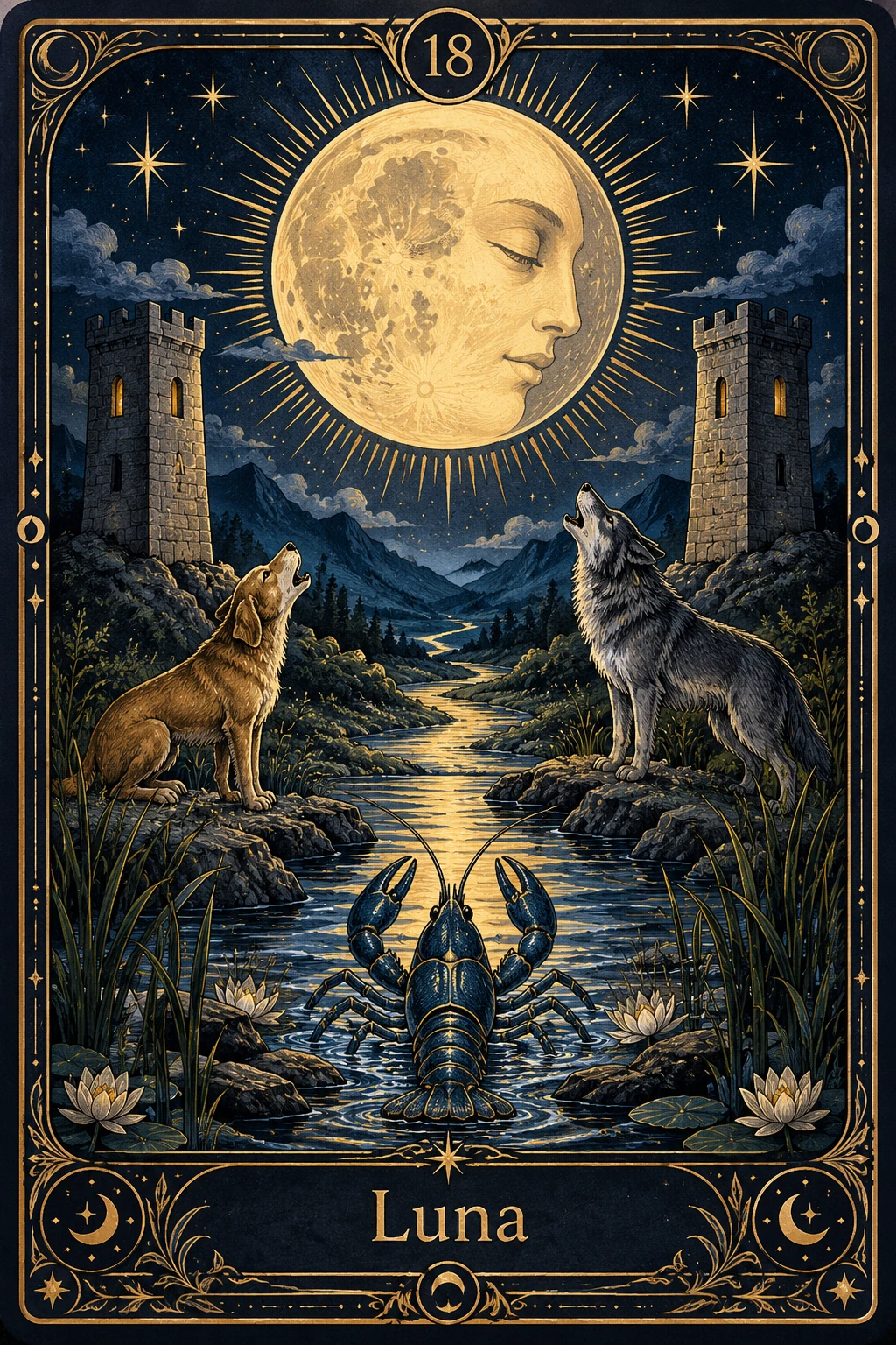 Tarot karta Luna